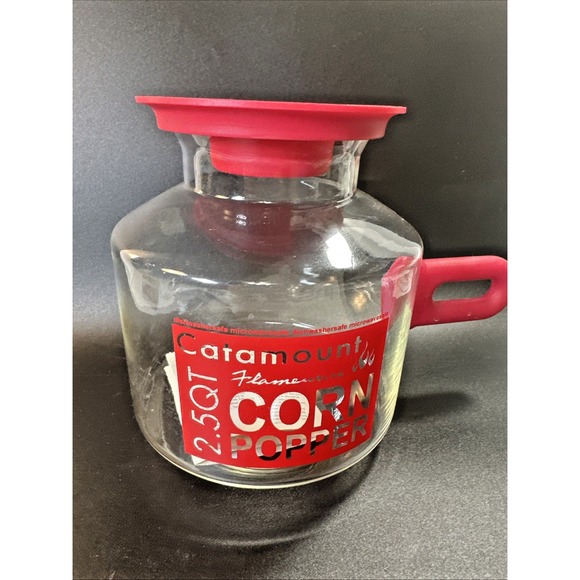 Catamount Other - Catamount Glass Microwave Popcorn Popper  Corn Popper 2 1/2 Quarts  EUC